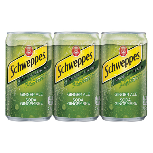 Buy Schweppes Ginger Ale 6 x 222 ml (cans) | FreshCo