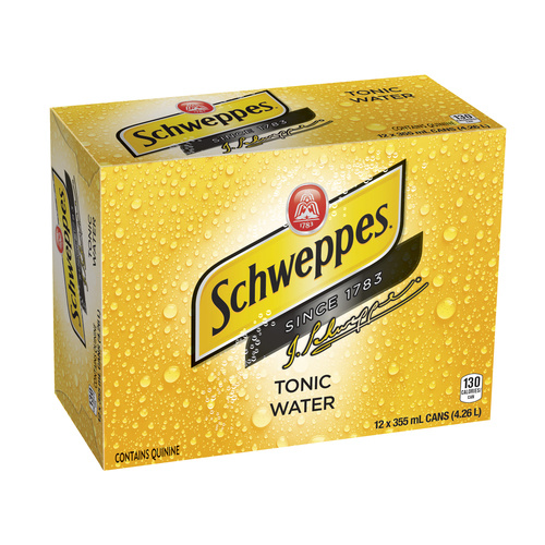 Buy Schweppes Soft Drink Tonic Water 12 x 355 ml (cans) | Safeway