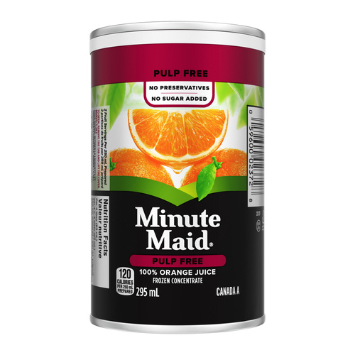 Buy Minute Maid Orange Juice Pulp Free Frozen Concentrate 295 mL