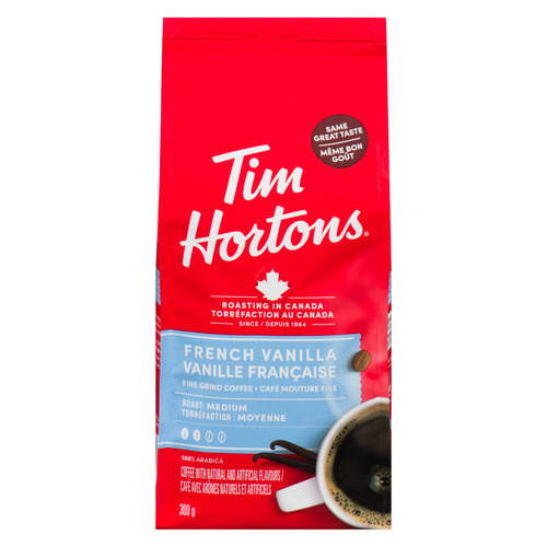 Buy Tim Hortons Fine Grind French Vanilla Medium Roast 300 g