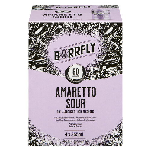 Buy Barrfly Non Alcoholic Sparkling Beverage Amaretto Sour Style 4
