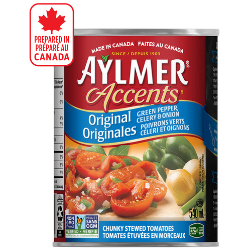 Buy Aylmer Accents Chunky Stewed Tomatoes Original 540 ml