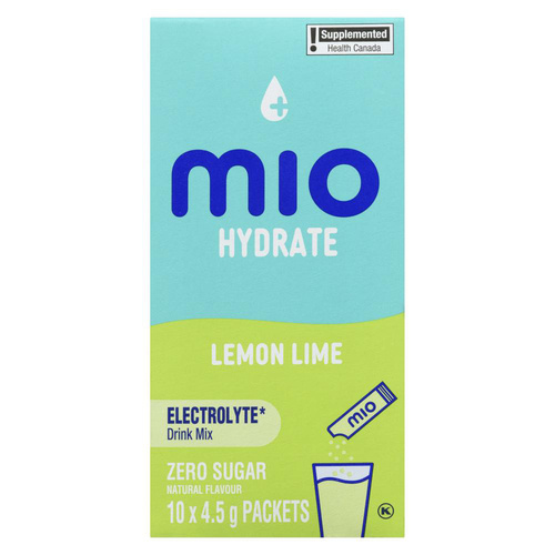 Buy Mio Hydrate Zero Sugar Drink Mix Lemon Lime 10 x 4.5 g