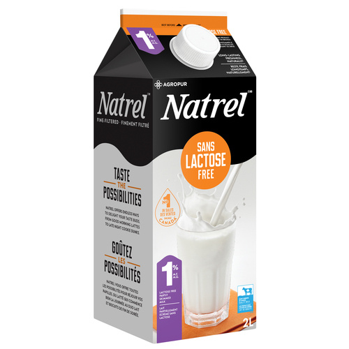 専用MILK Buy Natrel Lactose-Free 1% Milk Partly Skimmed 2 L | Safeway Canada