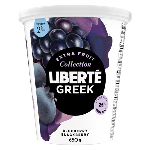 Buy Liberte Greek Yogurt Blueberry Blackberry 650 g | Safeway Canada