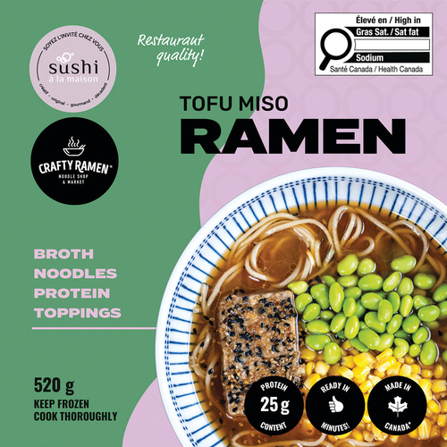 Buy Sushi A La Maison Frozen Ramen Tofu Miso 520 g | IGA