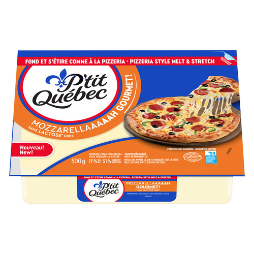 Fromage.kページ ※他の方のご購入はお控えください Buy P'Tit Quebec Gourmet Lactose Free Cheese Mozzarella Pizza 500