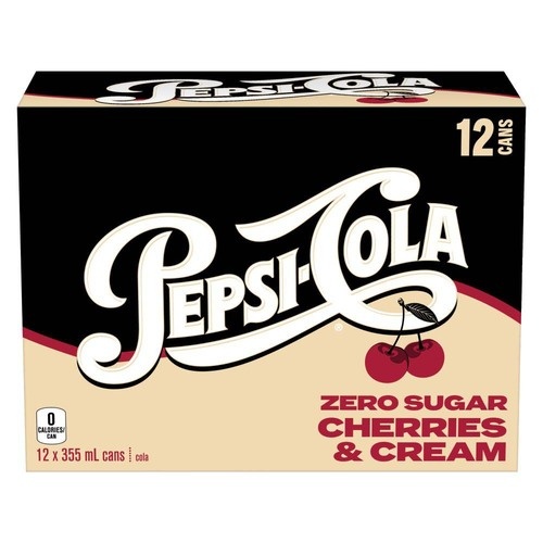 Buy Pepsi Zero Sugar Cola Cherries & Cream 12 x 355 ml (cans
