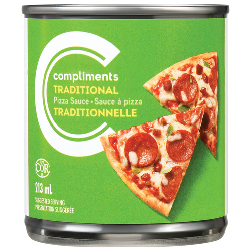 Buy Compliments Pizza Sauce Traditional 213 ml | Foodland
