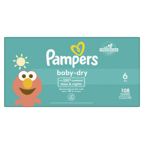 Buy Pampers Baby Dry Diapers Size 108 Count FreshCo