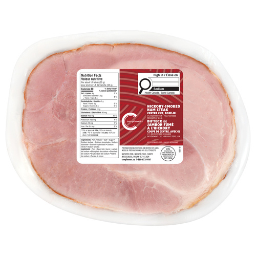 Buy Compliments Ham Steak Hickory Smoked | Foodland