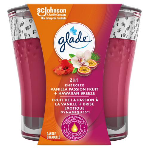 Buy Glade In Scented Candle Vanilla Passionfruit Hawaiian