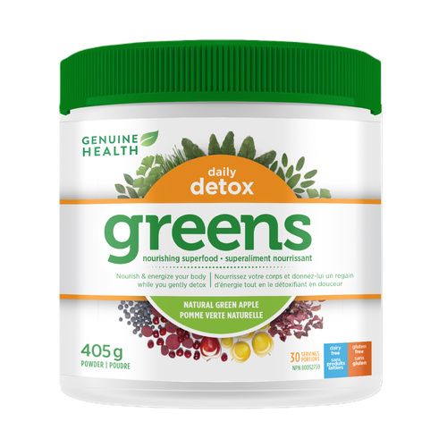 Buy Genuine Health Greens+ Daily Detox Nourishing Superfood Powder