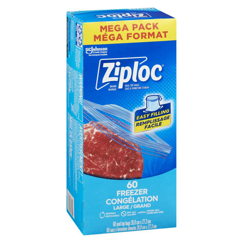 冷凍PS30 PL40 S10 ML40 Buy Ziploc Freezer Bags Grip 'n Seal Technology Large Mega Pack 60