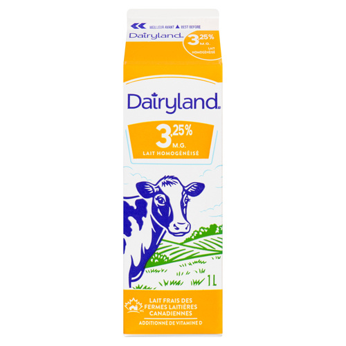 【milkkun】 Buy Dairyland 3.25% Milk Homogenized 1 L | Safeway Canada