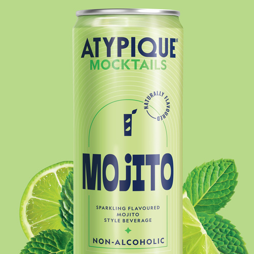 Buy Atypique Non-Alcoholic Mocktail Mojito 4 x 355 ml (cans