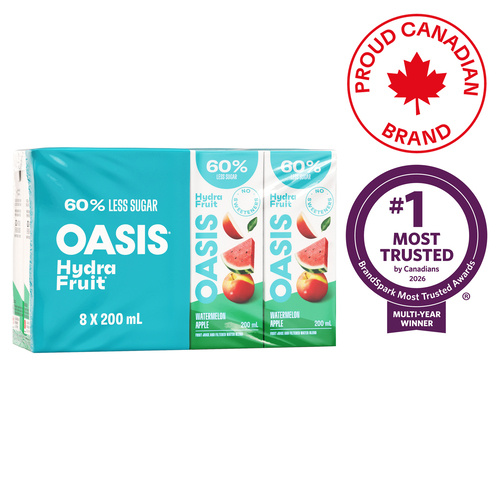 Buy Oasis HydraFruit Juice Boxes Watermelon Apple 8 x 200 ml