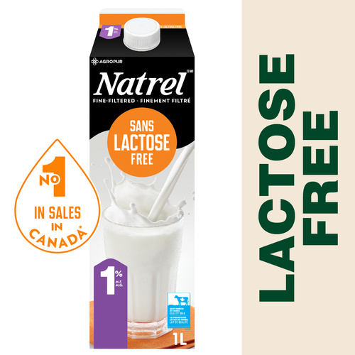 milk専用　5年　10、11、12、1月　4回分 Buy Natrel Lactose-Free 1% Milk 1 L | Foodland