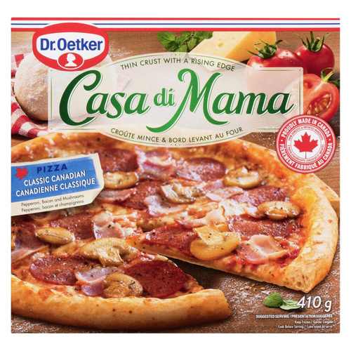 Buy Dr. Oetker Casa Di Mama Frozen Pizza Classic Canadian 410 g