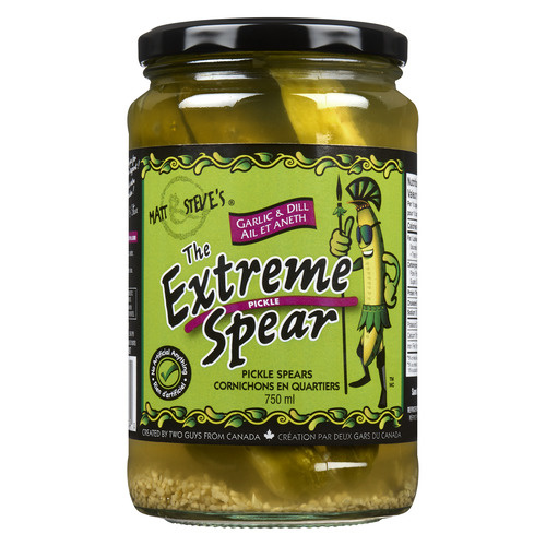Buy Matt & Steve's Pickle Spears The Extreme Garlic & Dill 750 ml