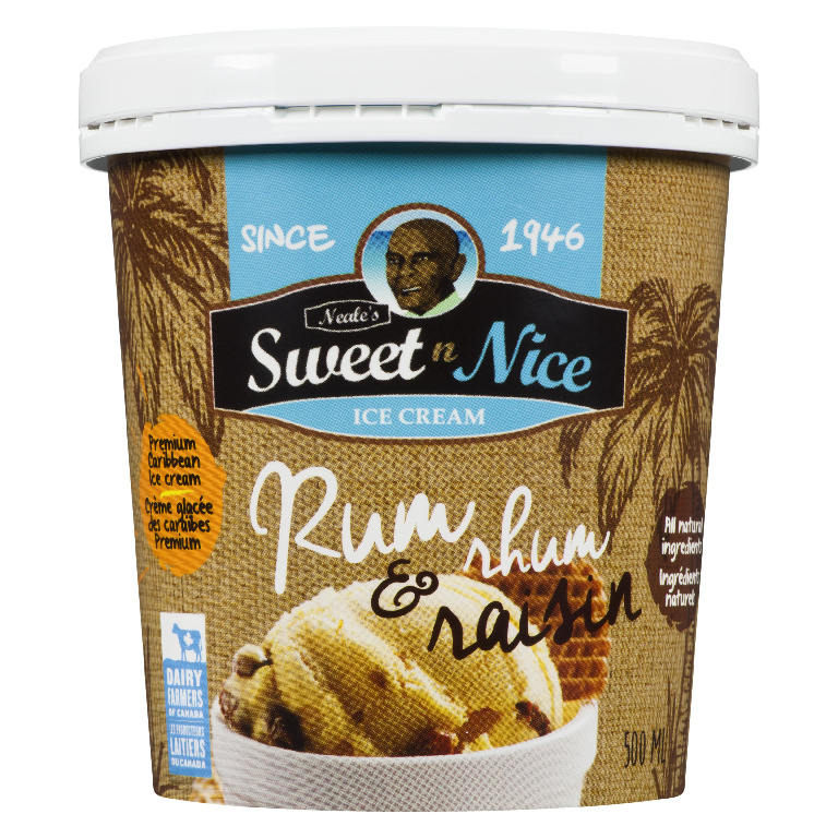Buy Neale's Sweet N Nice Ice Cream Rum & Raisin 500 ml | Foodland