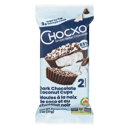 Buy Chocxo Dark Chocolate Coconut Cups 2 x 14 g | Safeway Canada