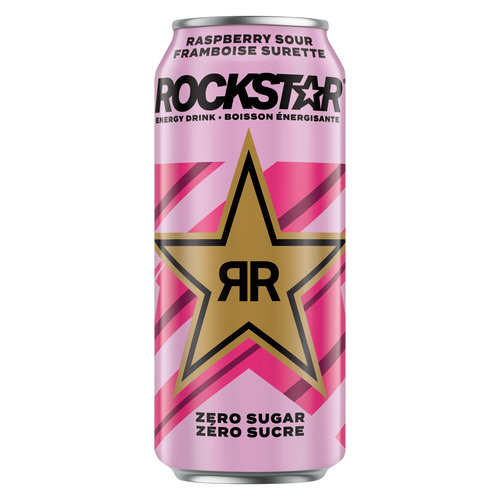 Buy Rockstar Energy Drink Zero Sugar Raspberry Sour 473 ml (can) | IGA