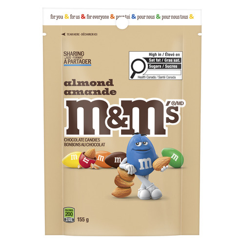 Buy Mars Canada M&M's Chocolate Almond 155 g | FreshCo