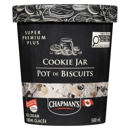 Buy Chapman's Super Premium Plus Ice Cream Cookie Jar 500 ml