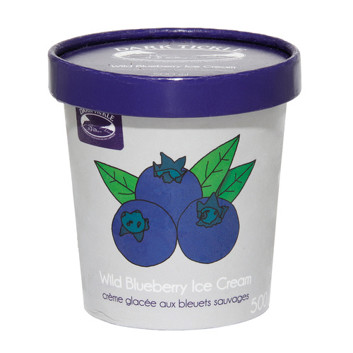 Buy Dark Tickle Ice Cream Wild Blueberry 500 ml | Foodland