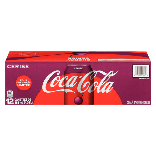 Buy Coca-Cola Cherry 12 x 355 ml (cans) | FreshCo