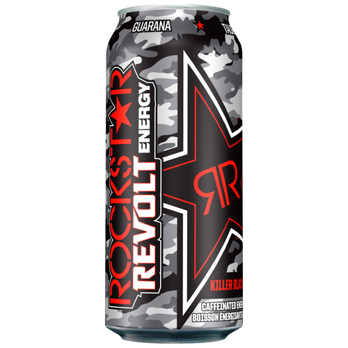 Buy Rockstar Energy Drink Revolt Black Cherry 473 ml (can) | Foodland