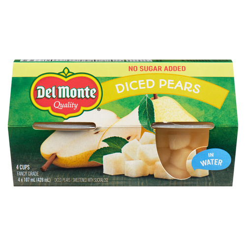 Buy Del Monte Peach Chunks In Peach Puree 4 x 90 ml | IGA