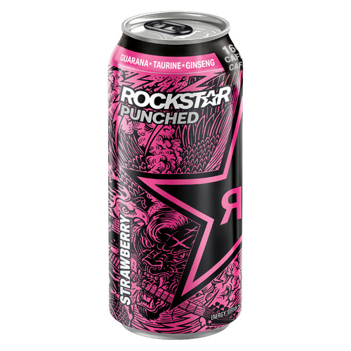Buy Rockstar Punched Energy Drink Strawberry 473 ml (can