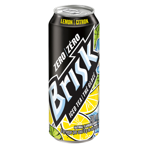 Buy Brisk Zero Sugar Iced Tea Lemon 710 ml (can) | Safeway Canada