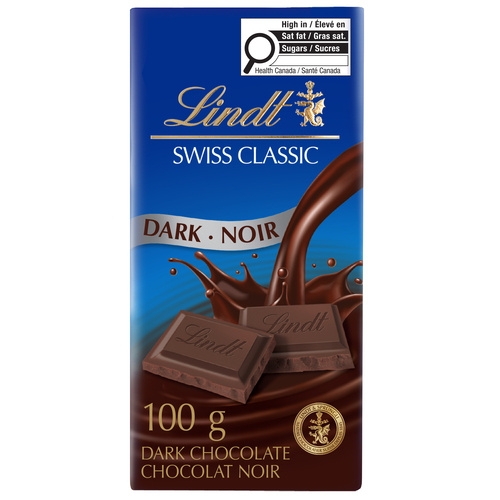 チョコ　180cm×100 Buy Lindt Swiss Classic Dark Chocolate Bar 100 g | Thrifty Foods