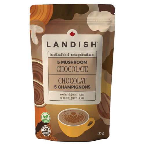 Buy Landish Hot Chocolate Mix 5 Mushroom 135 g | IGA