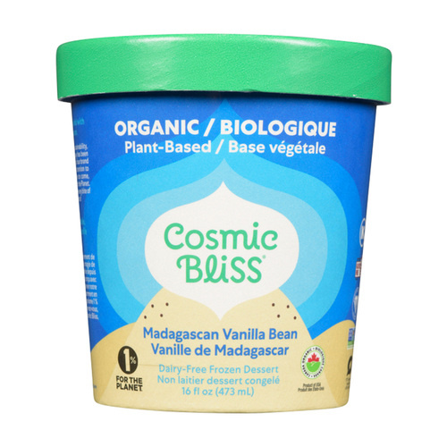 Buy Cosmic Bliss Organic Ice Cream Madagascan Vanilla Bean 473 ml
