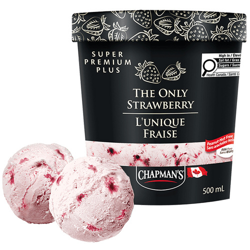 Buy Chapman's Super Premium Plus Ice Cream The Only Strawberry 500