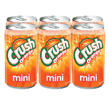 Buy Crush Soft Drink Orange 6 x 222 ml (cans) | Safeway Canada
