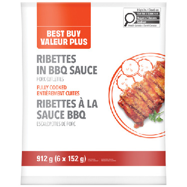 Buy Best Buy Frozen Ribettes In BBQ Sauce 912 g FreshCo