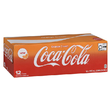 Buy Coca-Cola Soda Orange Cream 12 x 355 ml (cans) | Safeway Canada