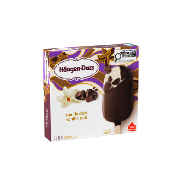 Buy Häagen-Dazs Ice Cream Bars Vanilla Dark Chocolate 3 x 88 ml | IGA