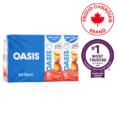 Buy Oasis Juice Boxes Exotic Mango 8 x 200 ml | Thrifty Foods
