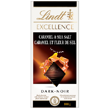 Buy Lindt Excellence Dark Chocolate Bar Caramel & Sea Salt 100 g