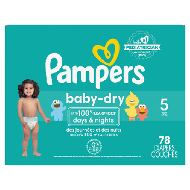 Buy Pampers Baby Dry Diapers Size 78 Count FreshCo