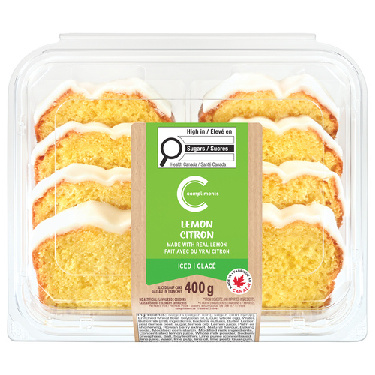 Buy Compliments Sliced Loaf Cake Iced Lemon 400 g (frozen