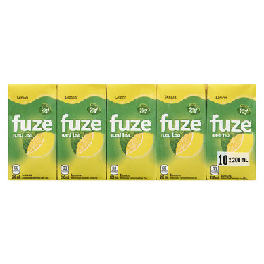 Buy Fuze Naturally Flavoured Iced Tea Lemon 10 x 200 ml FreshCo