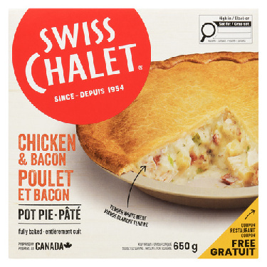 Buy Swiss Chalet Frozen Pot Pie Chicken And Bacon 650 g | Safeway