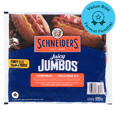 Buy Schneiders Juicy Jumbos Hot Dogs Original Family Pack 900 g